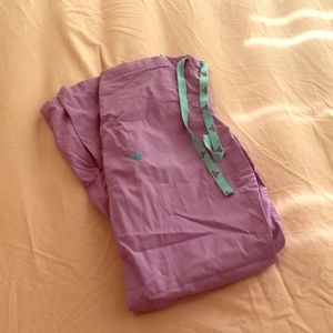 Purple Med couture scrub pant